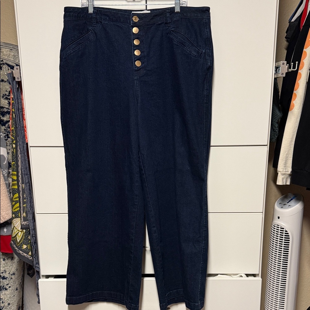 Eloquii Dark Blue Denim Jeans